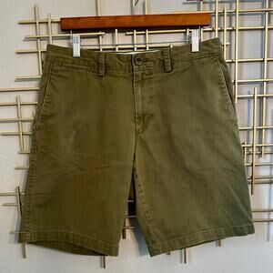 Banana Republic Olive Green Chino Shorts Men's Size 32